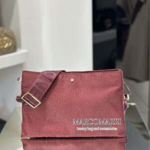 Tracolla 3 scomparti merlot