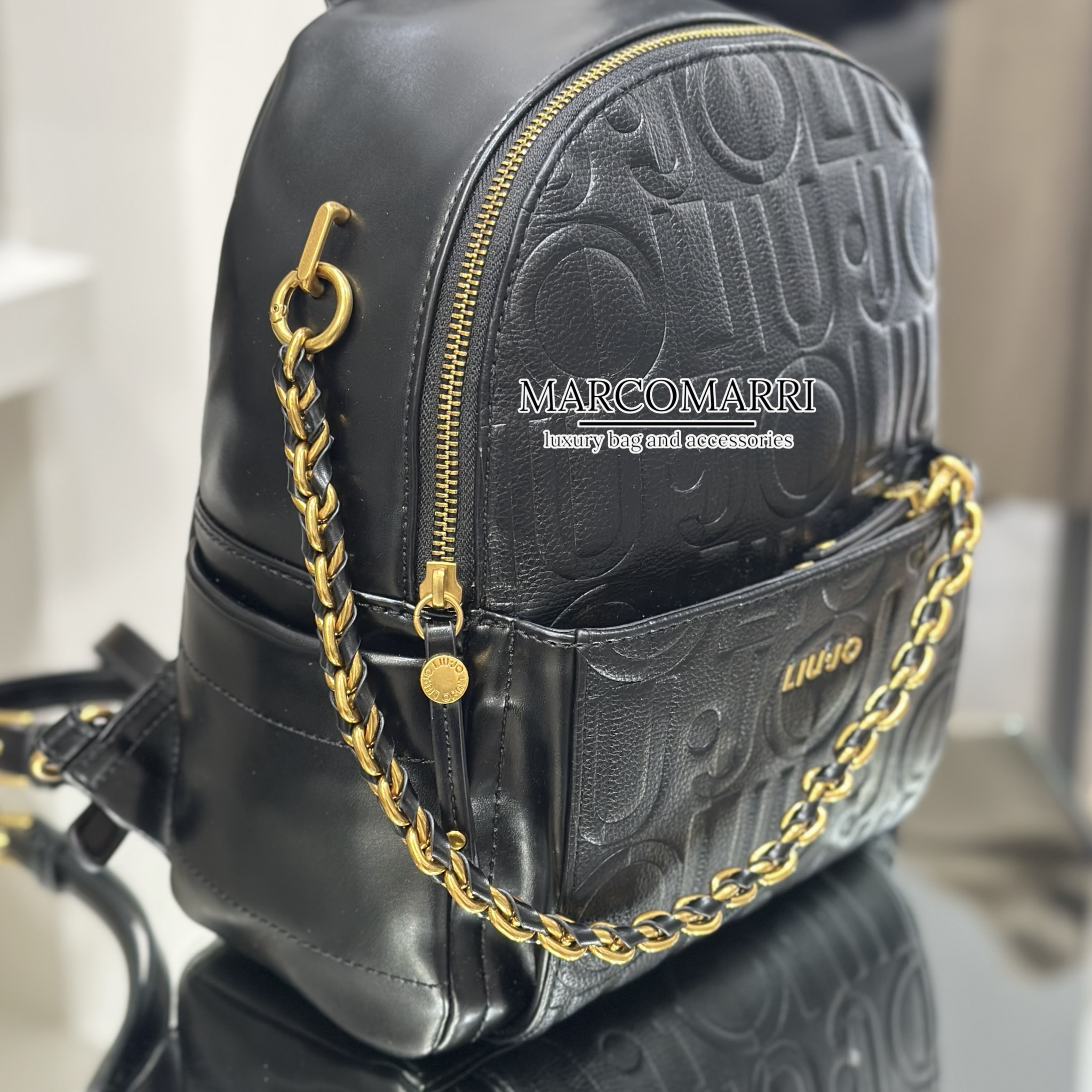 Liu Jo Zaino logato black - immagine 4