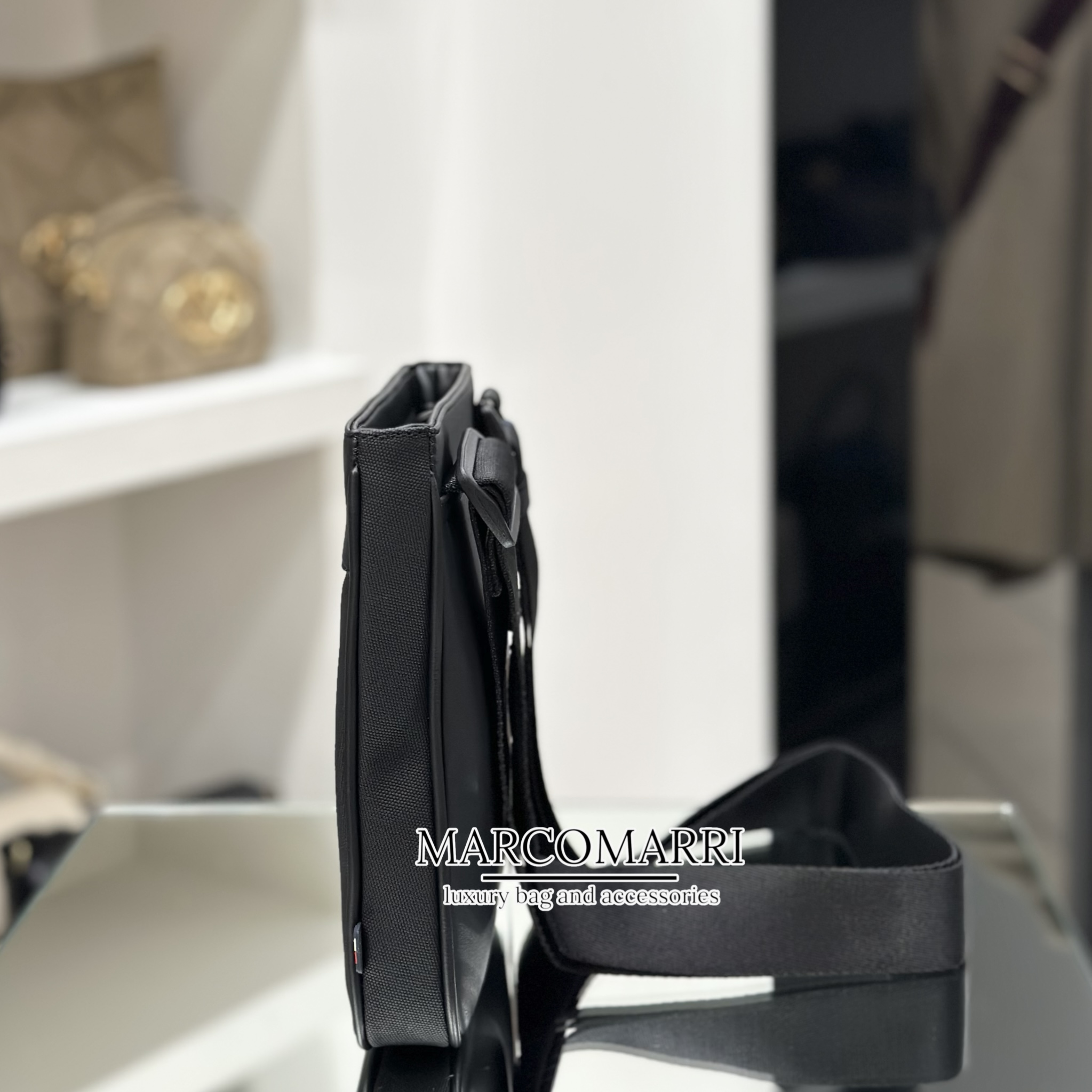 Tracolla slim mix texture black - immagine 3