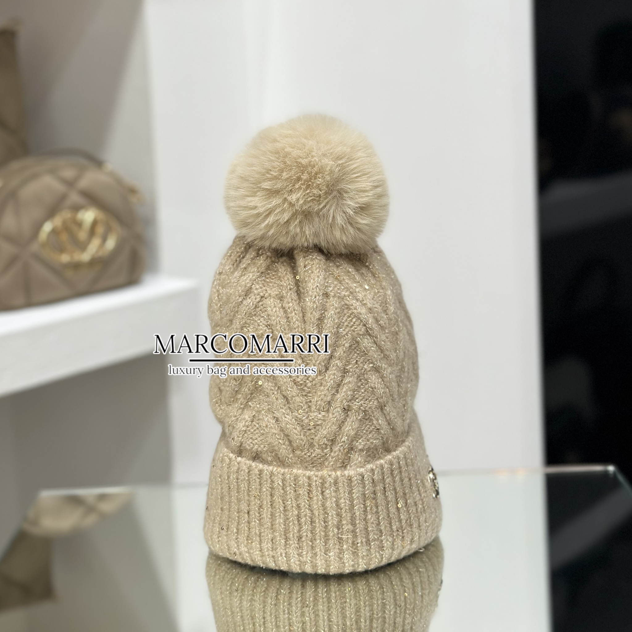 Liu Jo Berretto in lana naturale - immagine 2