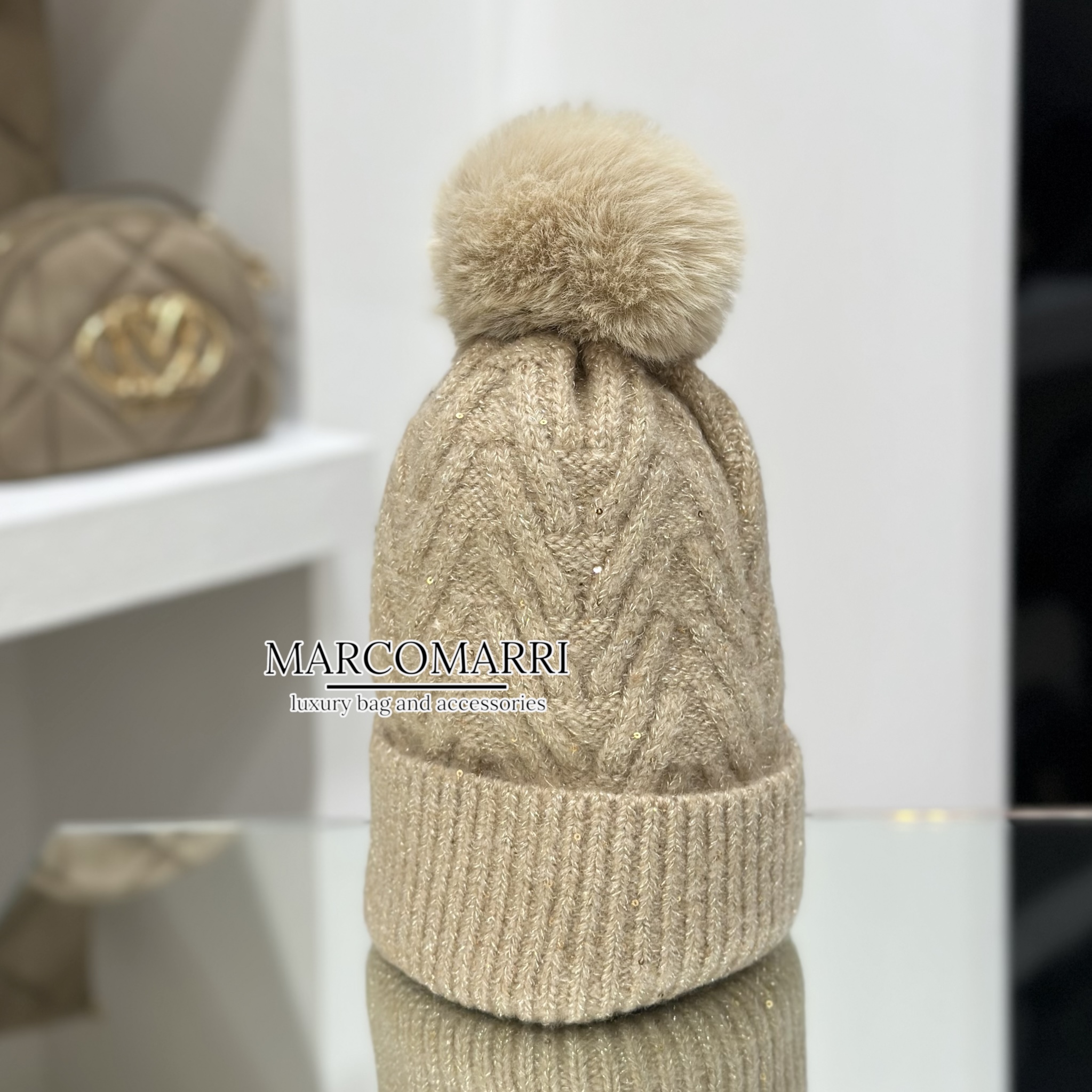 Liu Jo Berretto in lana naturale - immagine 4