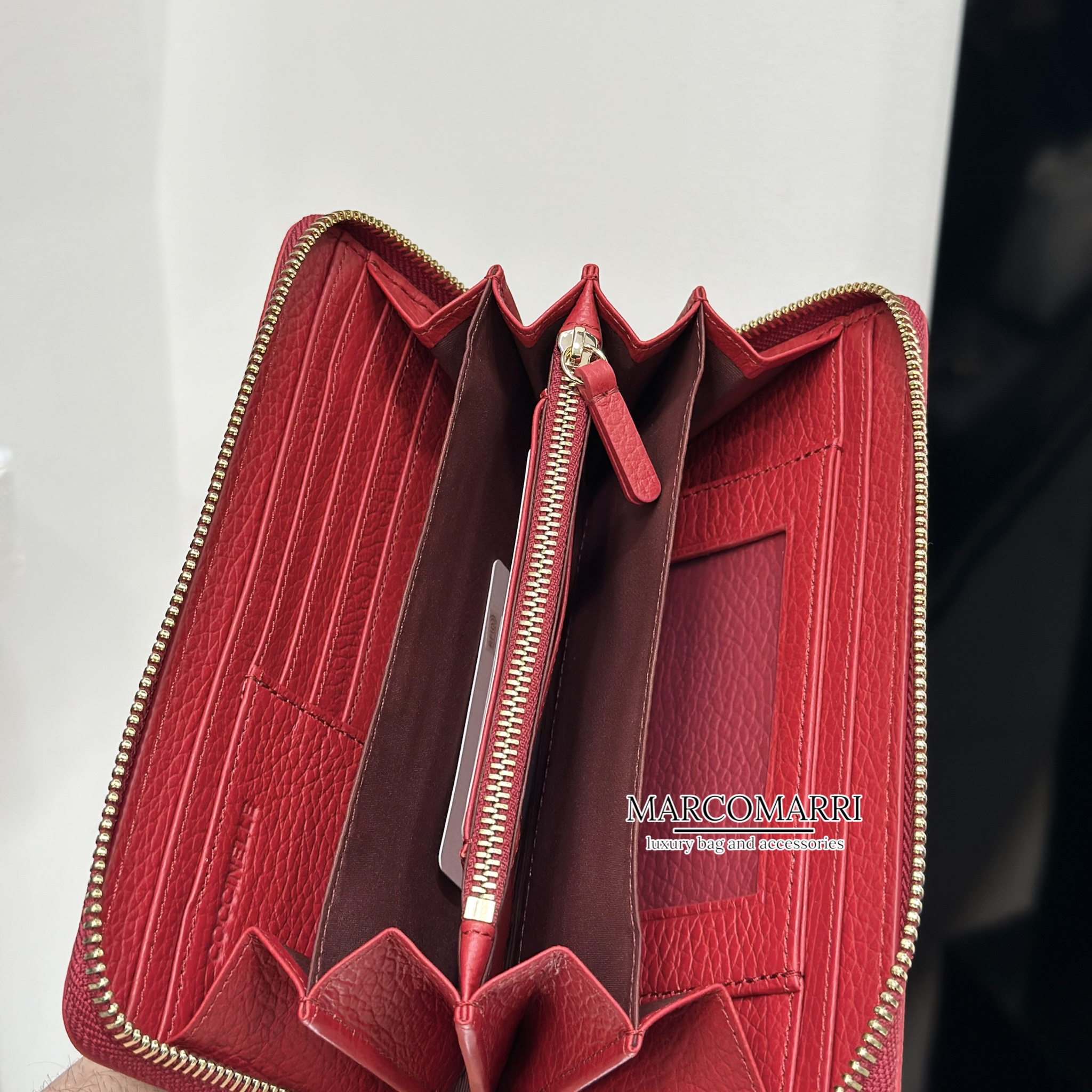 Coccinelle Portafoglio zip Soft Red - immagine 5