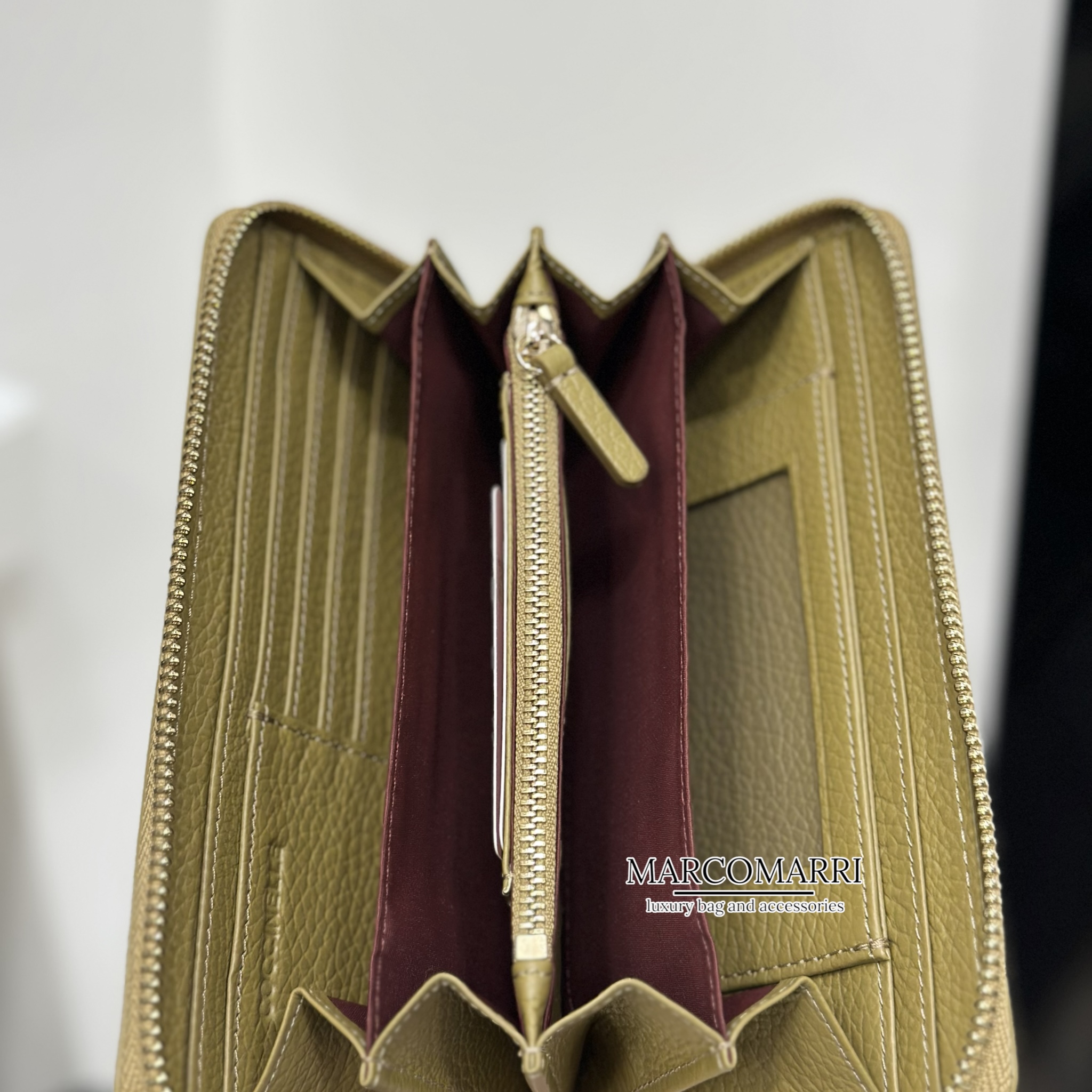 Coccinelle Portafoglio zip Soft Seagrass - immagine 3