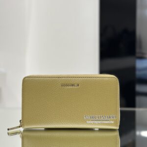 Coccinelle Portafoglio zip Soft Seagrass