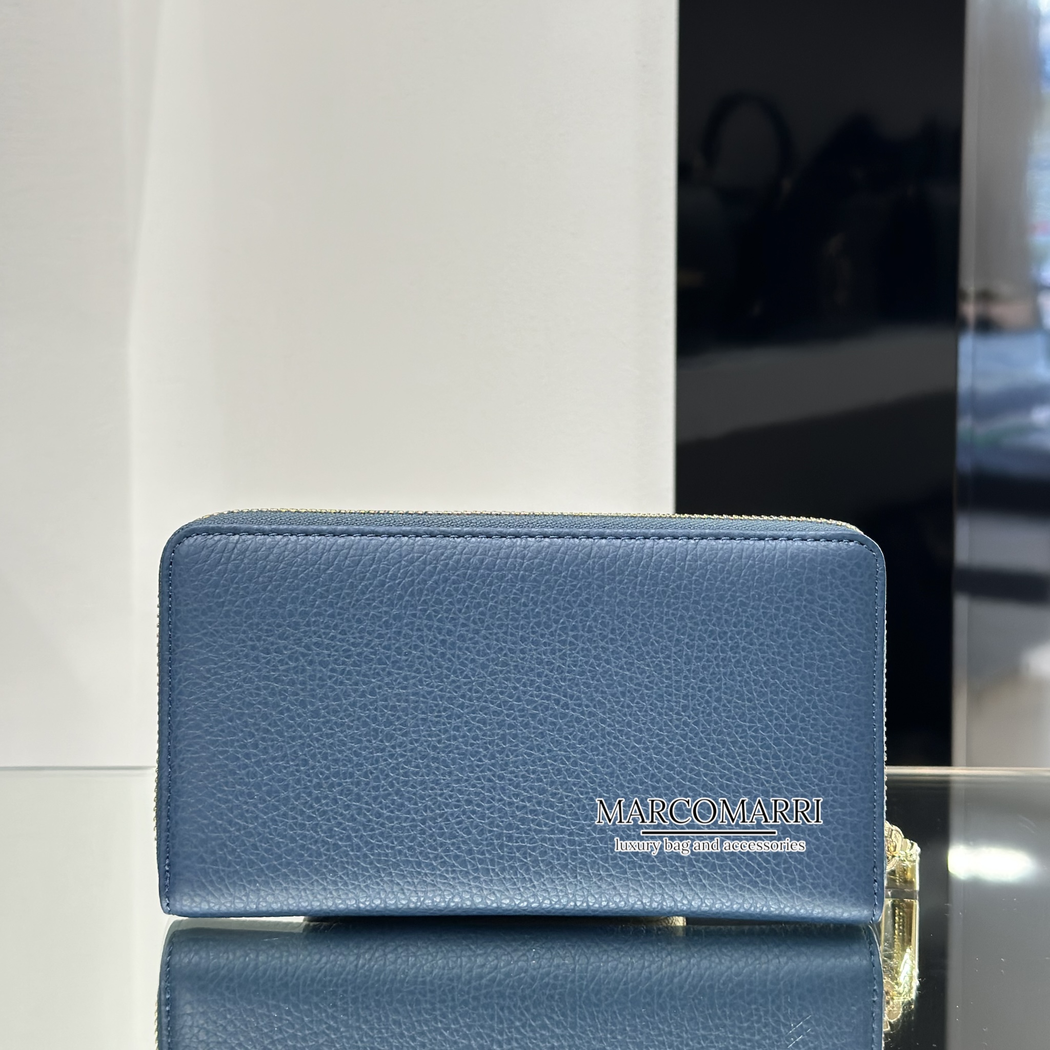 Coccinelle Portafoglio zip Soft Deep blue - immagine 4