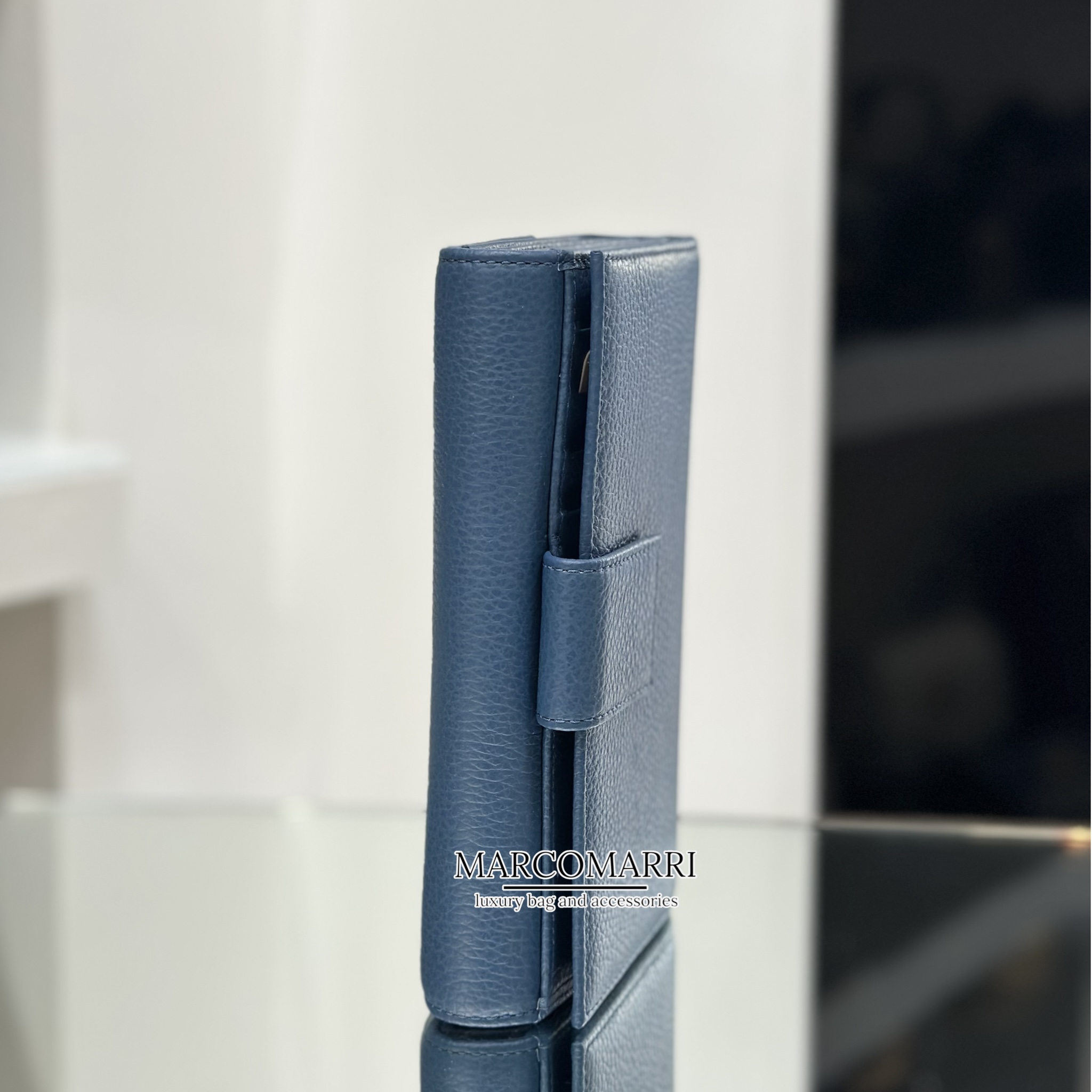 Coccinelle Portafoglio Large Metallic Soft Deep blue - immagine 3