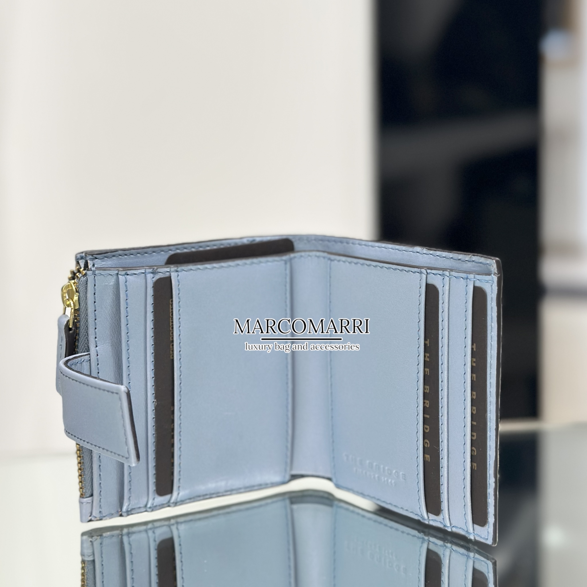 The Bridge Portafoglio small Lucrezia sky - immagine 3