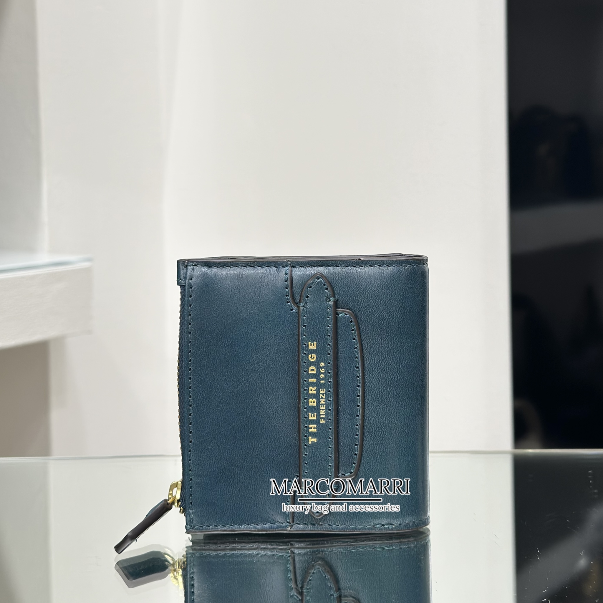 The Bridge Portafoglio small Lucrezia petrolio