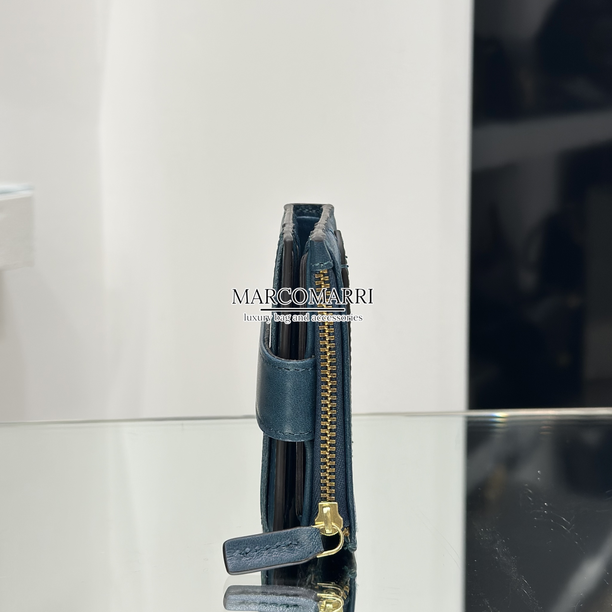 The Bridge Portafoglio small Lucrezia petrolio - immagine 5