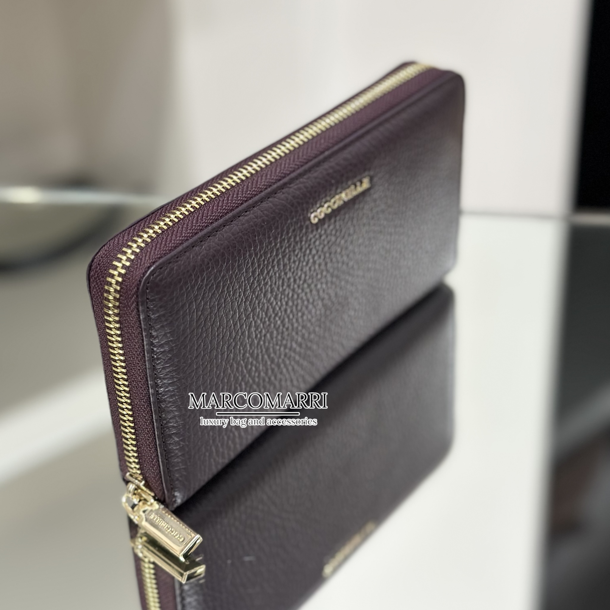 Coccinelle Portafoglio zip Soft Prugna - immagine 4