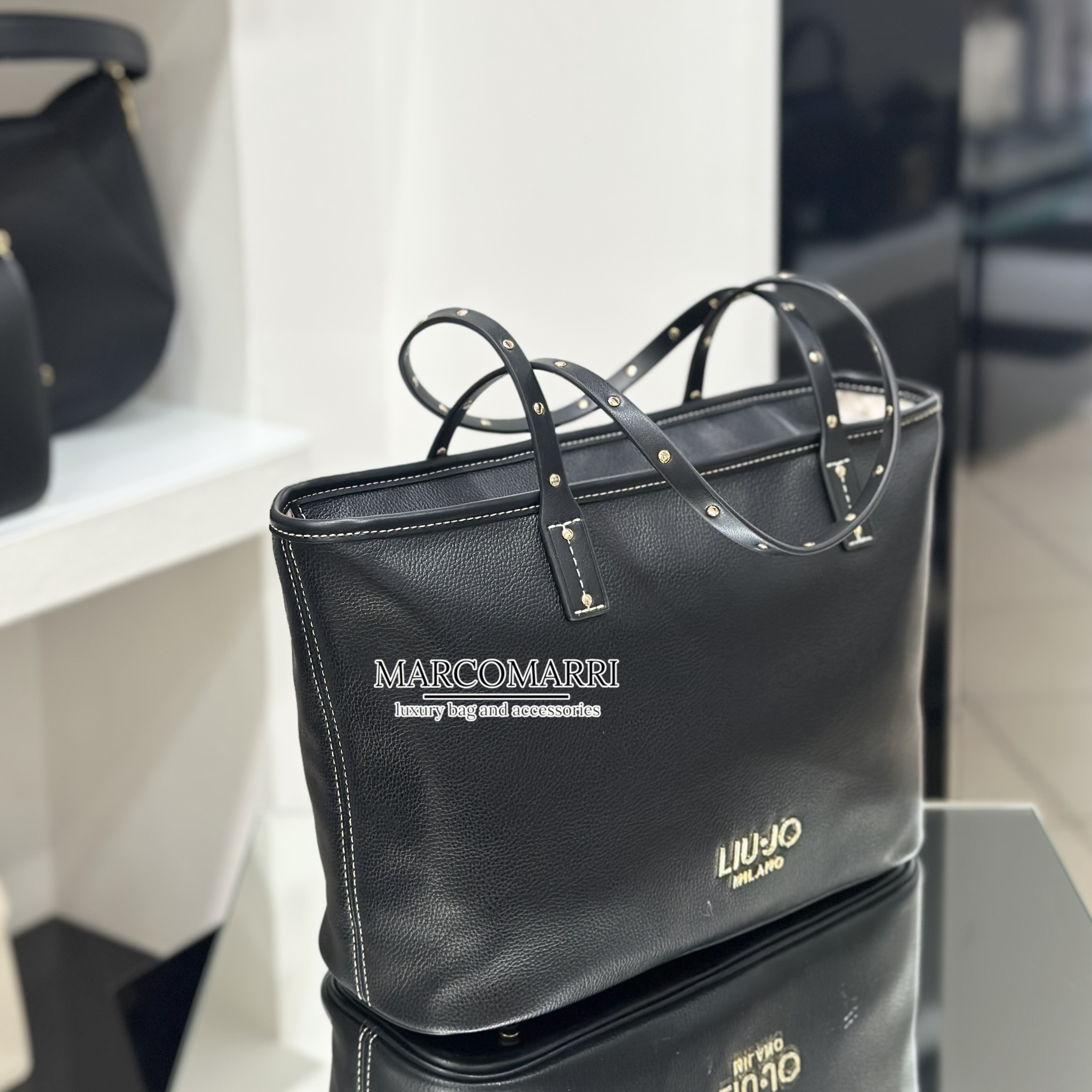 Liu Jo Shopping bag Evrim Media black - immagine 2