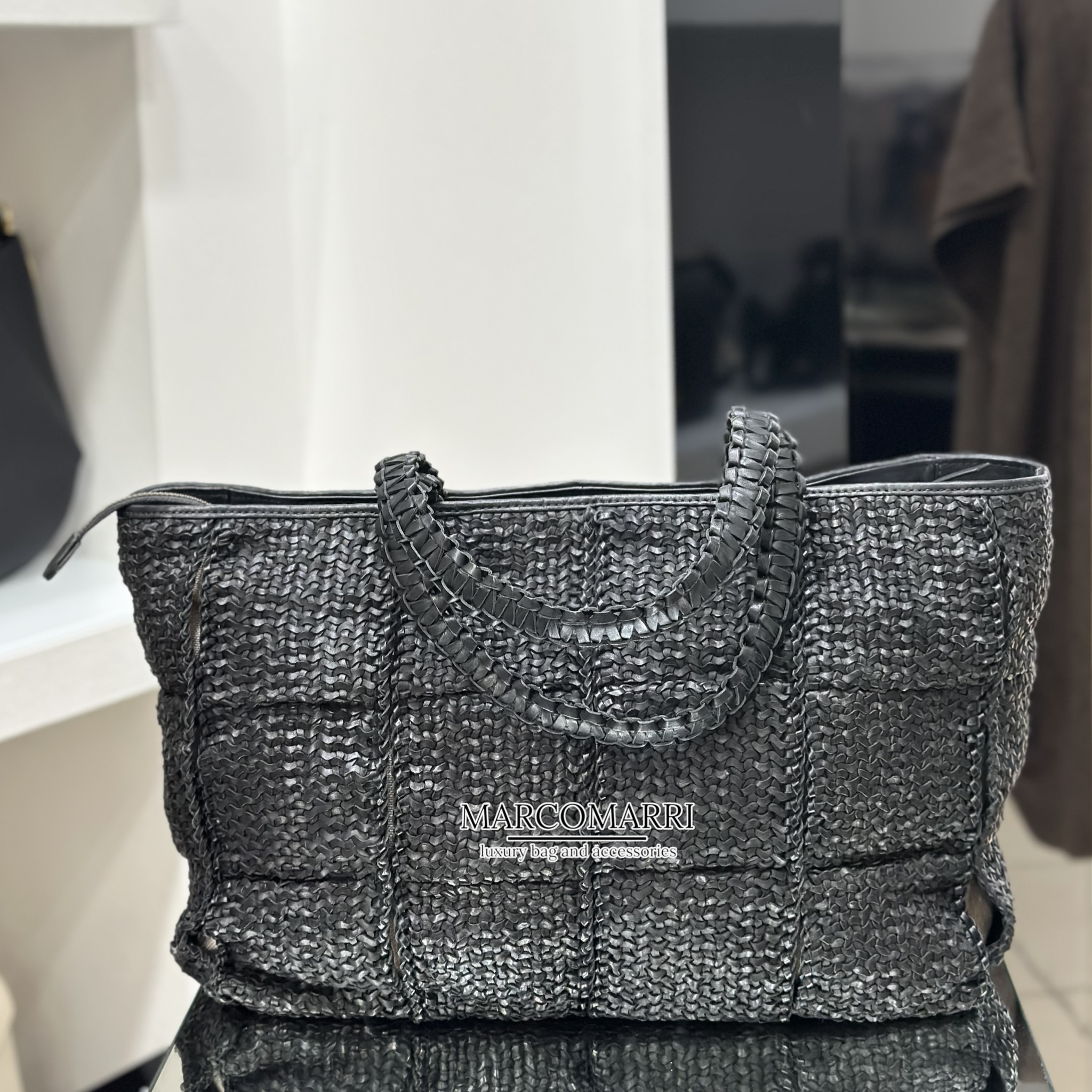 Biba Borsa shopping large Kenett black - immagine 5