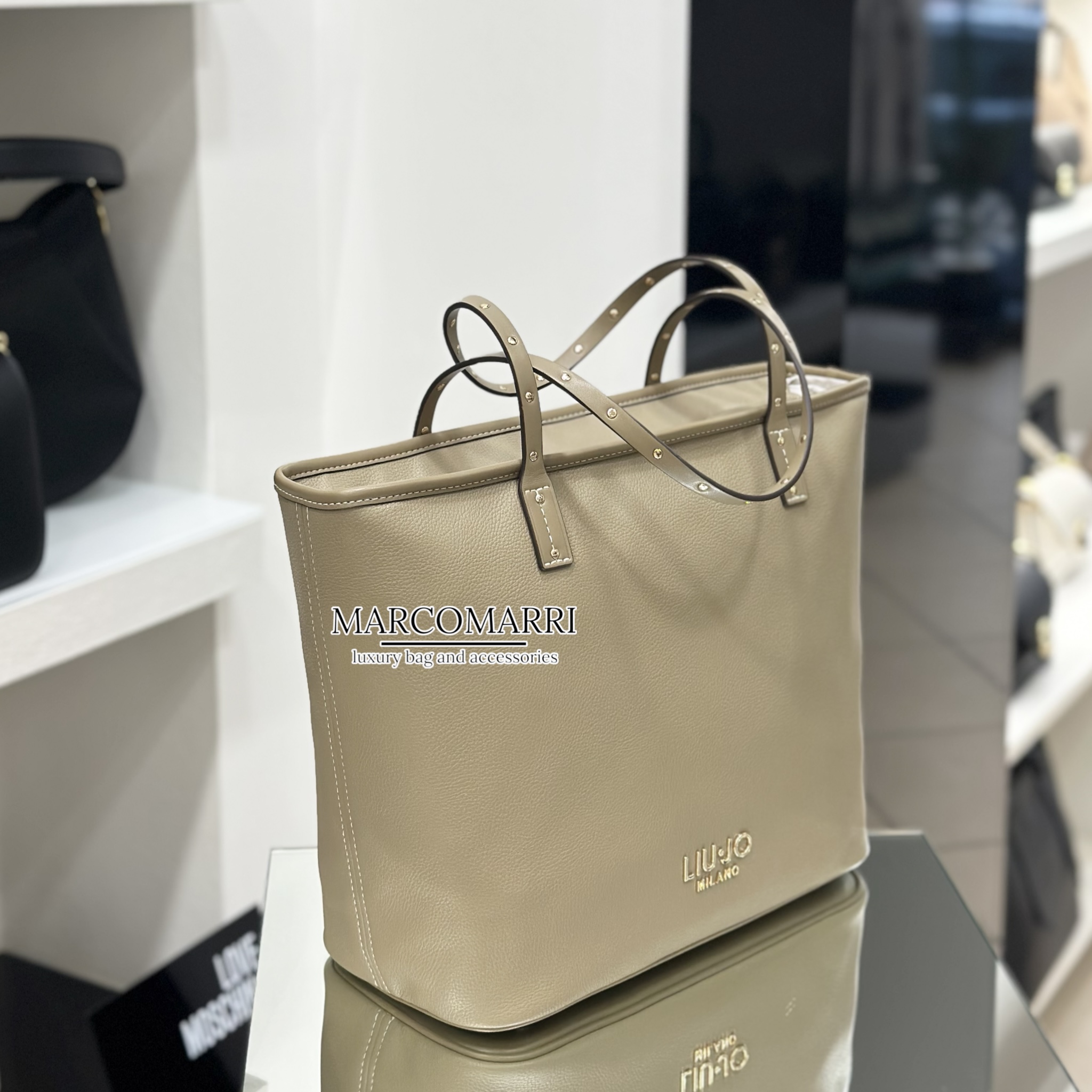 Liu Jo Shopping bag Evrim Mud - immagine 3