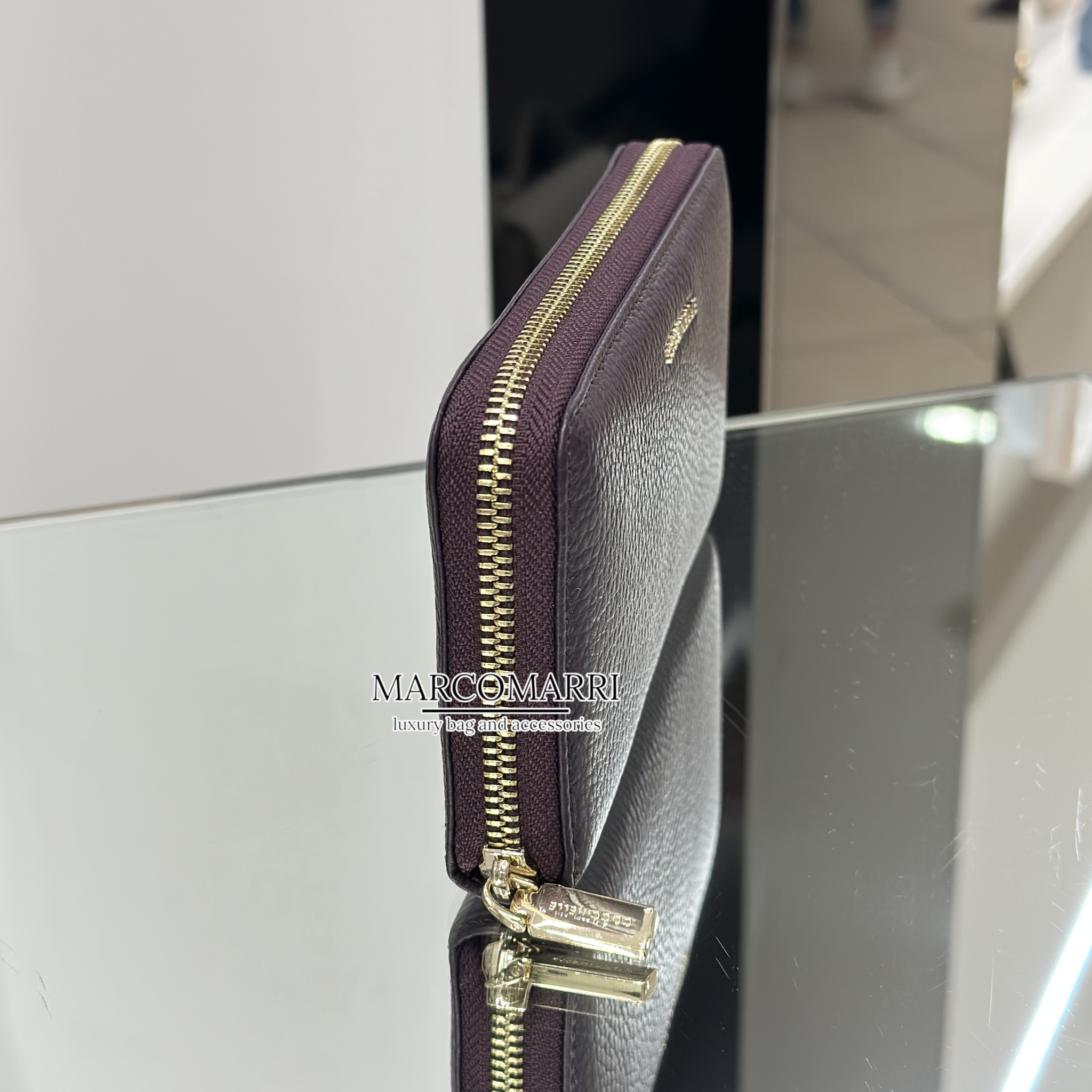 Coccinelle Portafoglio zip Soft Prugna - immagine 2