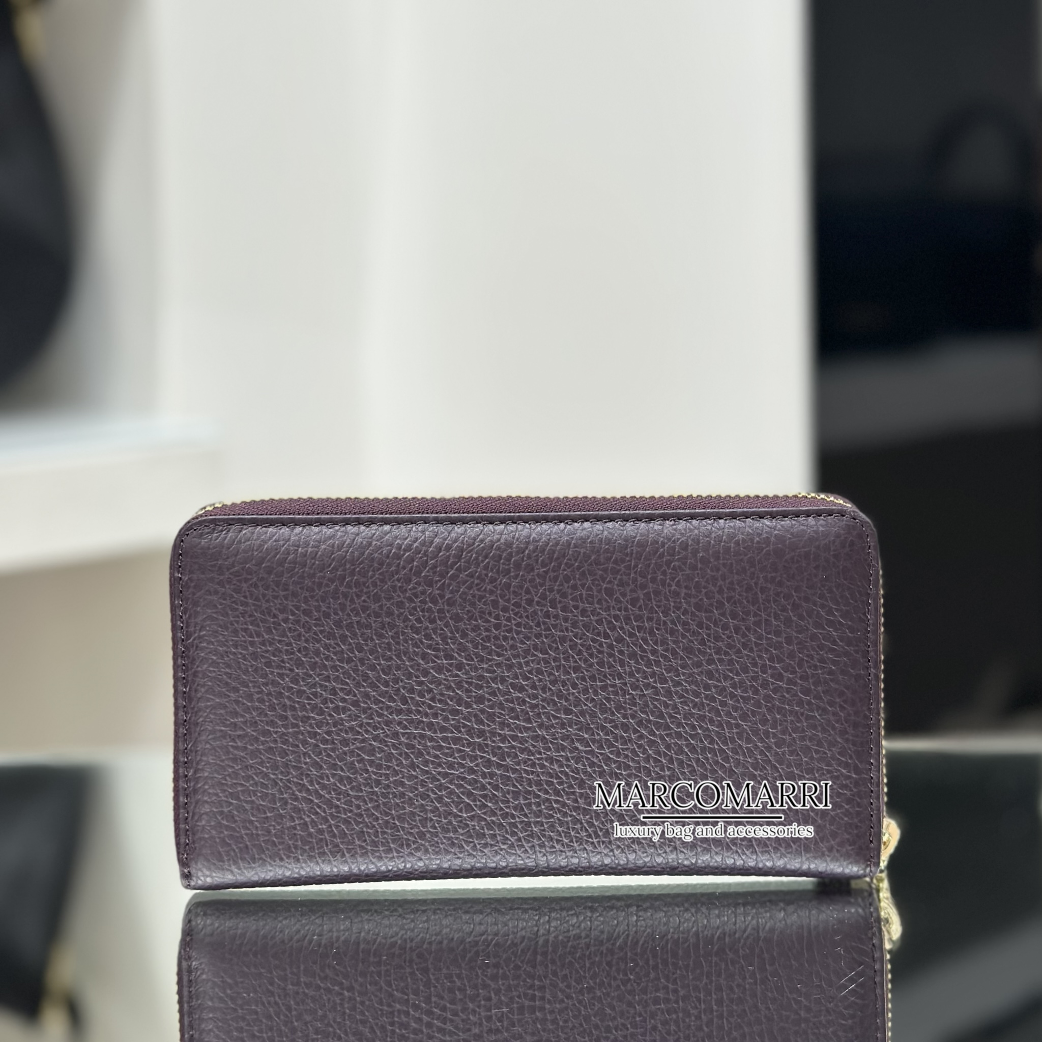 Coccinelle Portafoglio zip Soft Prugna - immagine 3