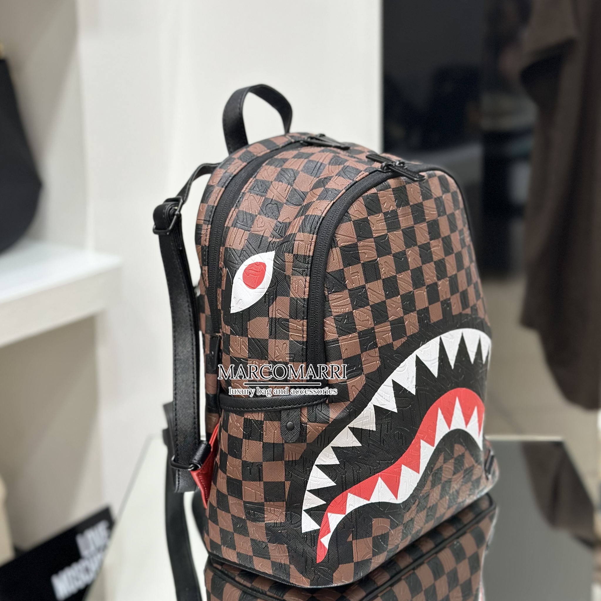 Sprayground zaino Check 2 Emboss Savage - immagine 4