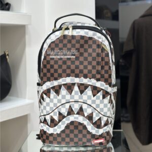 Sprayground zaino Cream and Brown Tear