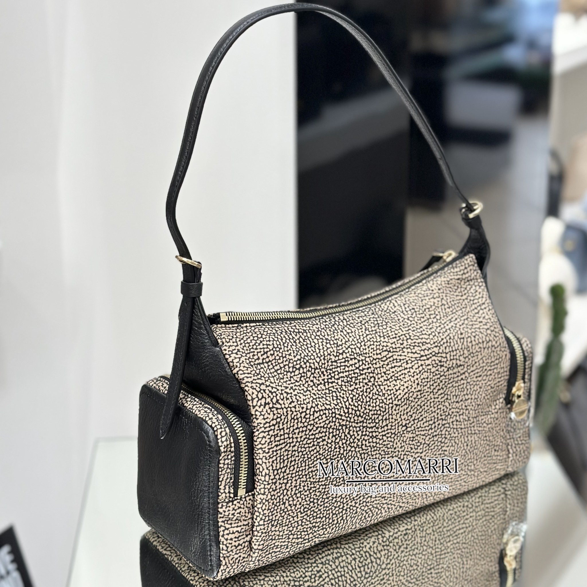 Borbonese Hobo bag Poche op classico - immagine 2