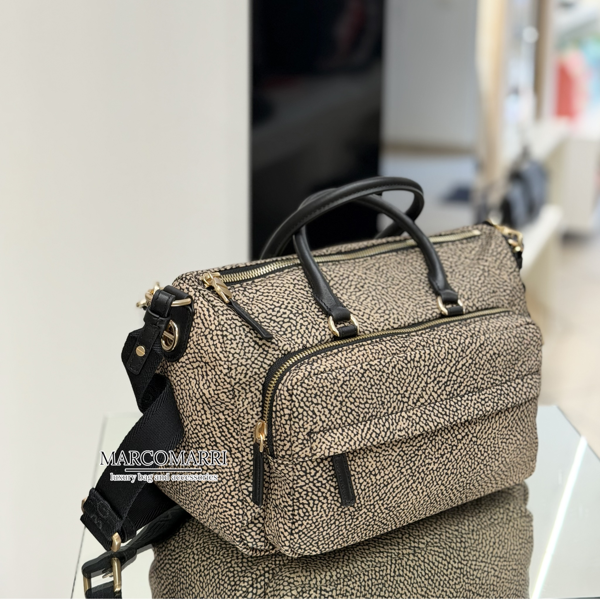 Borbonese bauletto con tracolla op classico - immagine 5