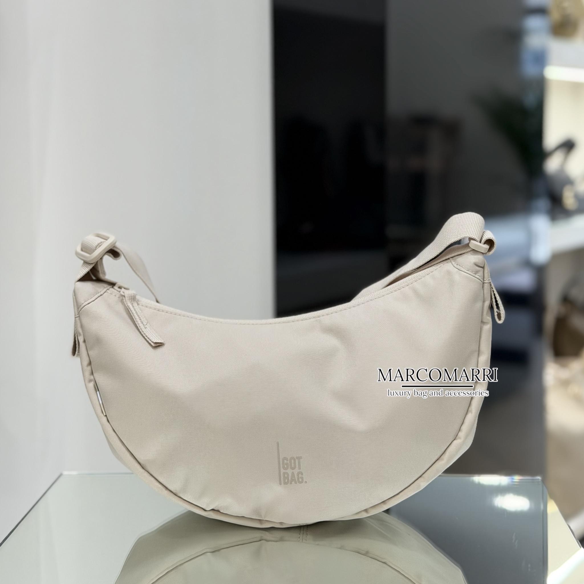 Moon bag small soft shell Marco Marri boutique Ponte san Giovanni – Perugia
