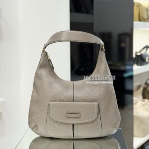 The Bridge Hobo Bag Large Taupe