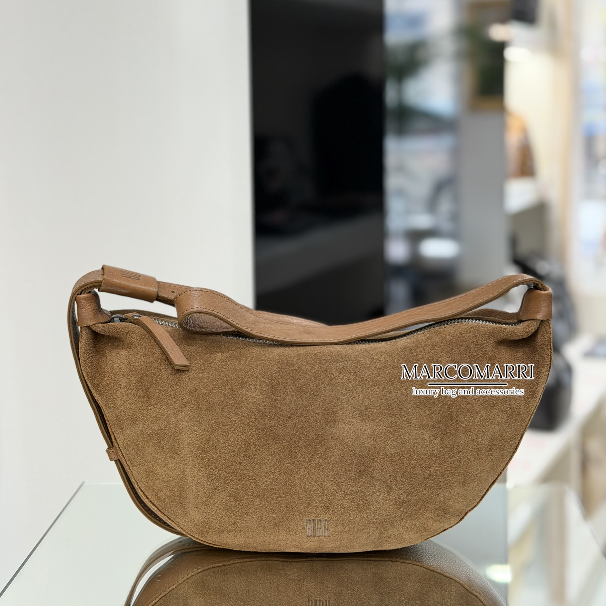 BiBa Borsa in pelle camoscio Marco Marri boutique Ponte San Giovanni, Perugia (15)