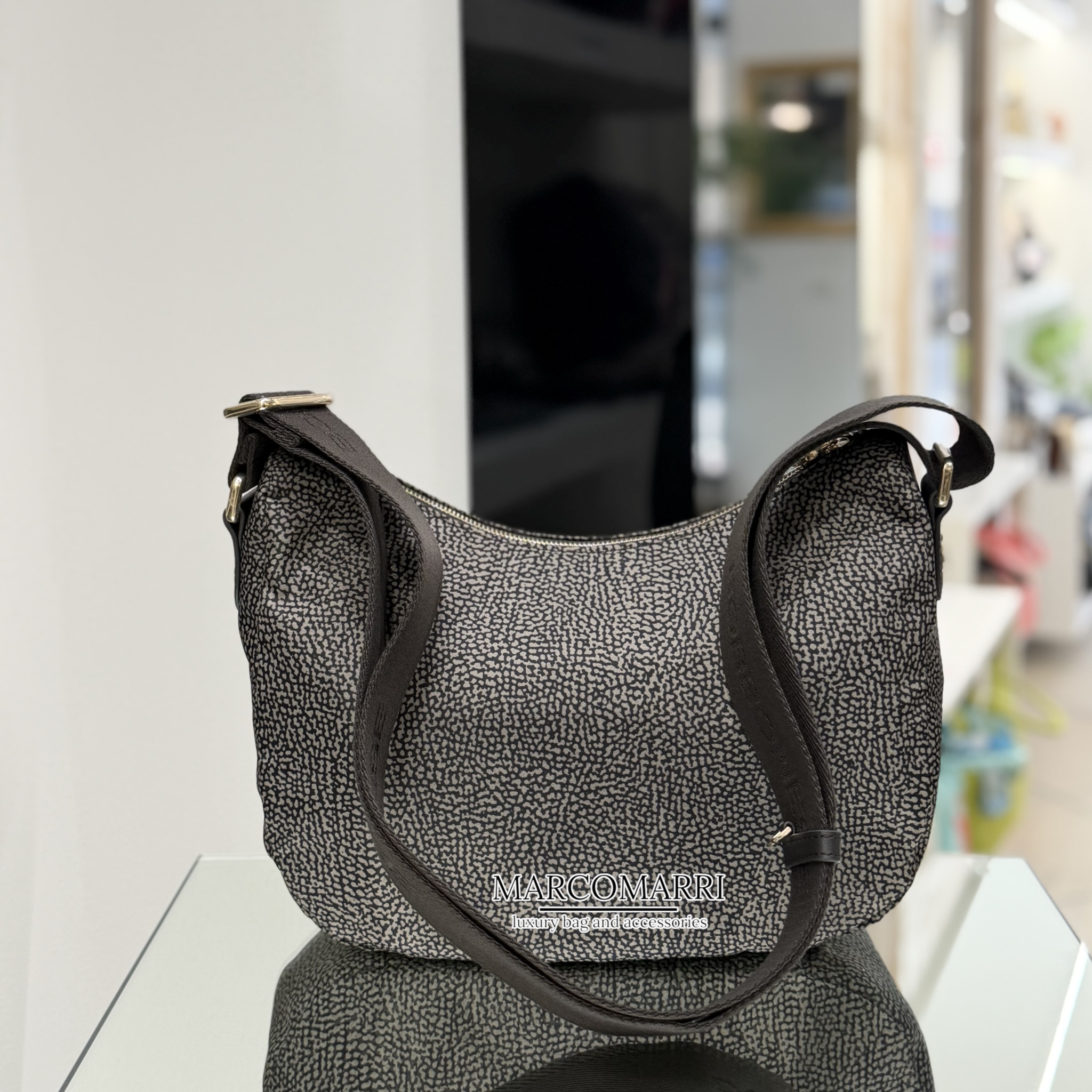 Borbonese LUNA BAG small Tar - immagine 3