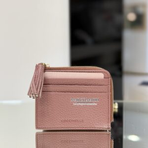 Coccinelle Portacarte Tassel pink