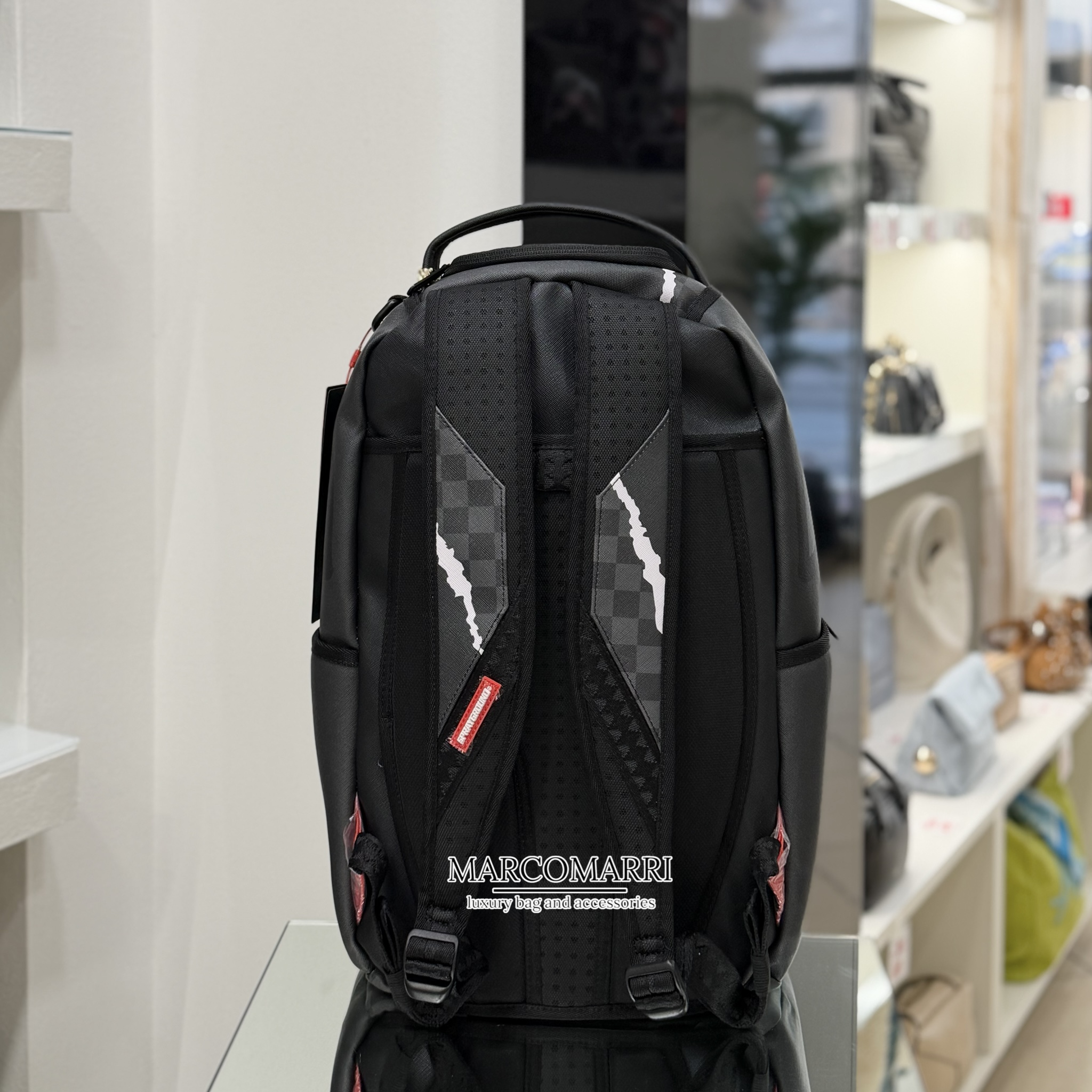 Sprayground Zaino Center Rip Revealing Gray - immagine 5
