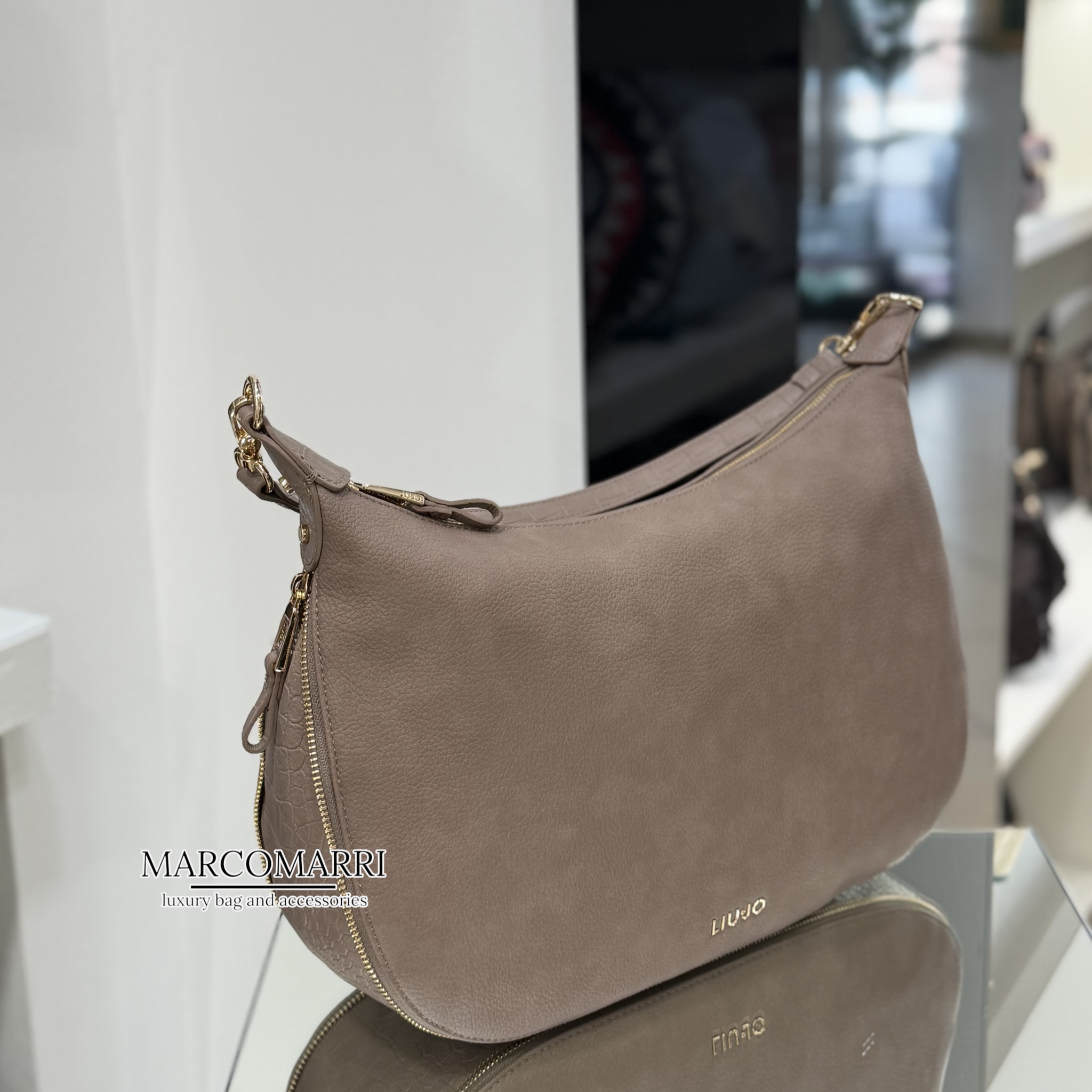Liujo Borsa Hobo bag Large Kaliska Mocha - immagine 2