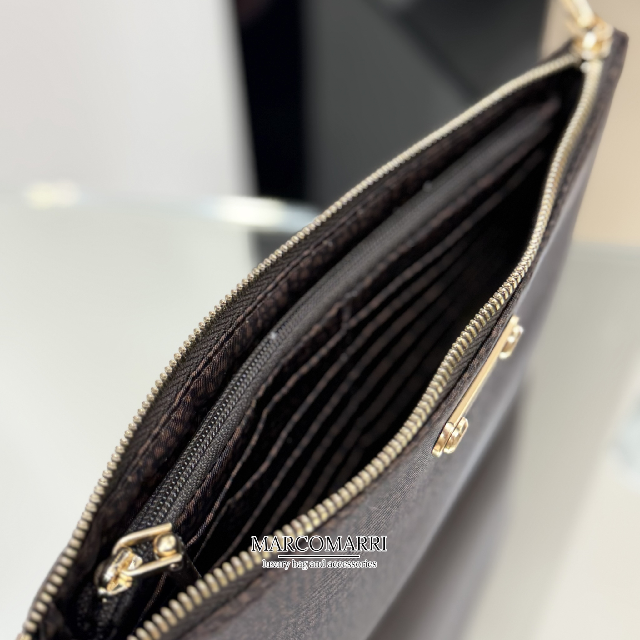 Borbonese Bustina/Pochette chocolate - immagine 4