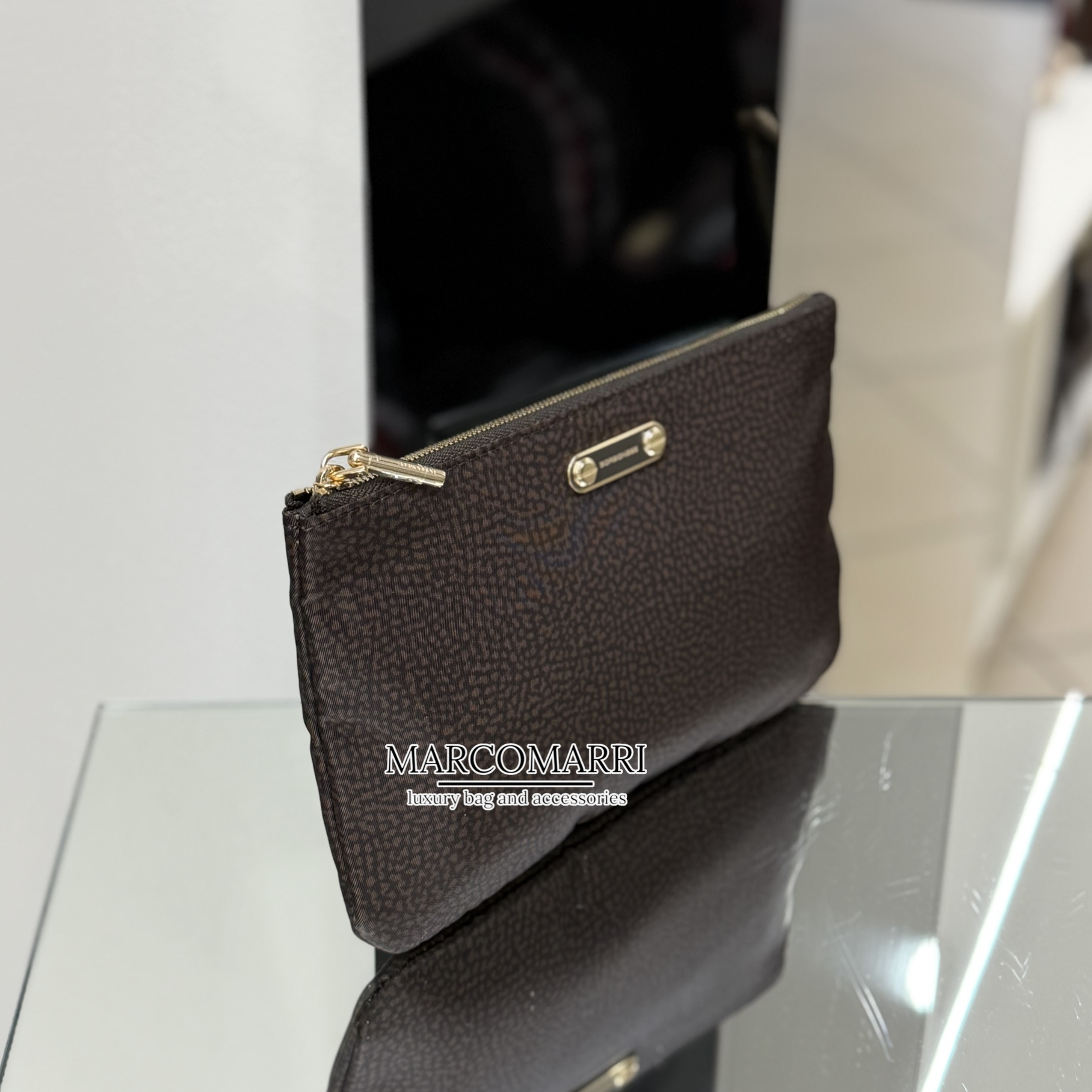 Borbonese Bustina/Pochette chocolate - immagine 3