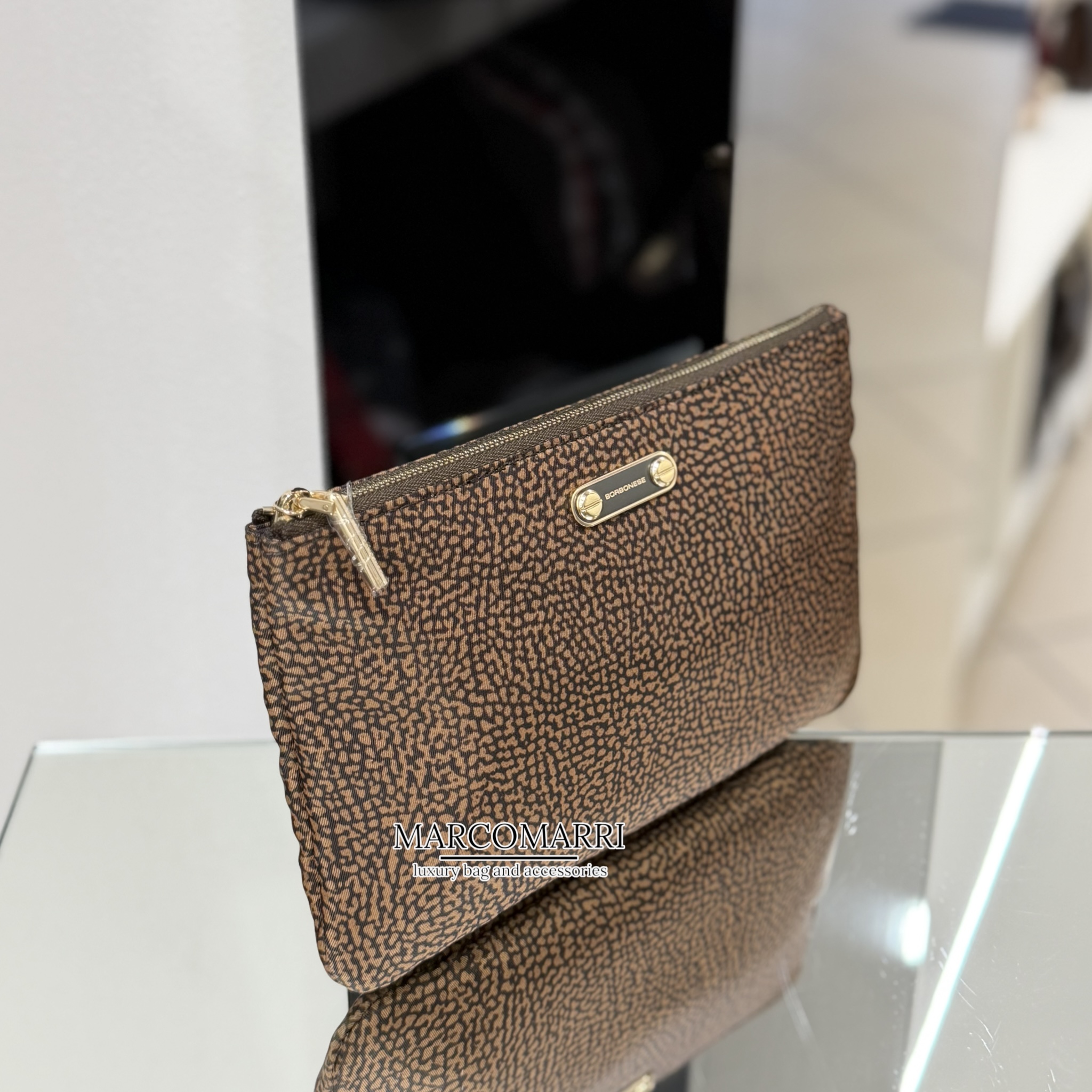 Borbonese Bustina/Pochette chestnut - immagine 3