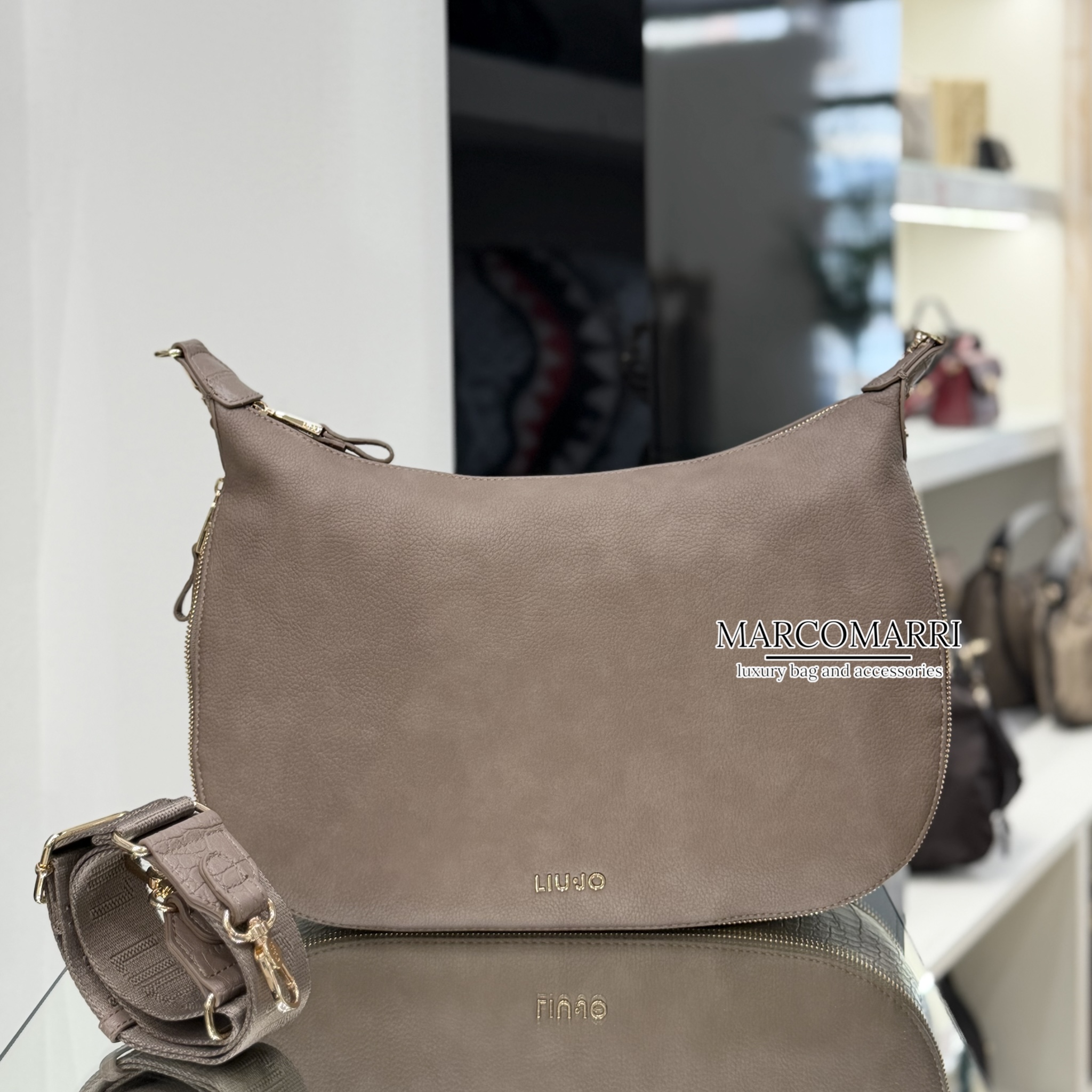 Liujo Borsa Hobo bag Large Kaliska Mocha - immagine 3