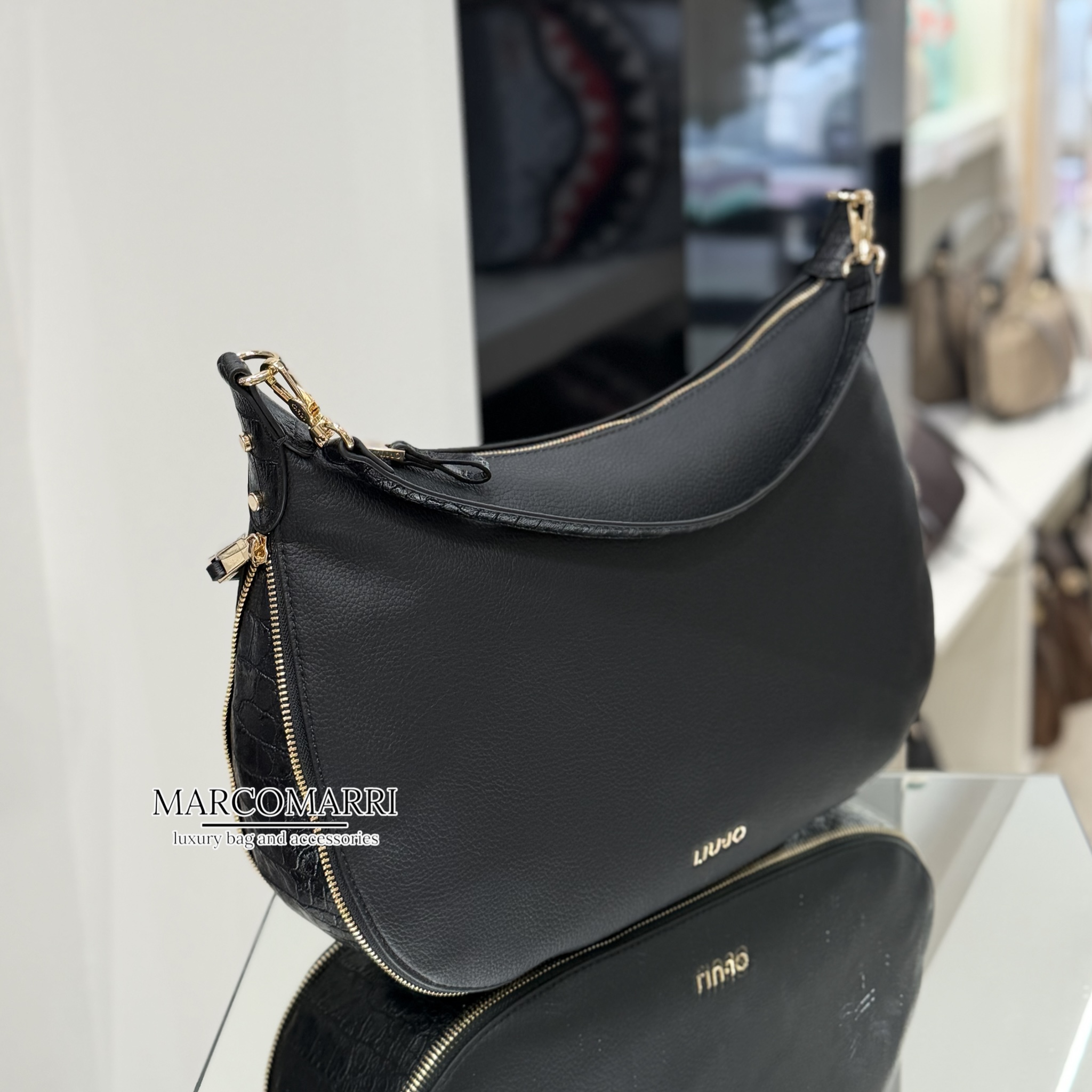 Liujo Borsa Hobo bag Large Kaliska Black - immagine 3