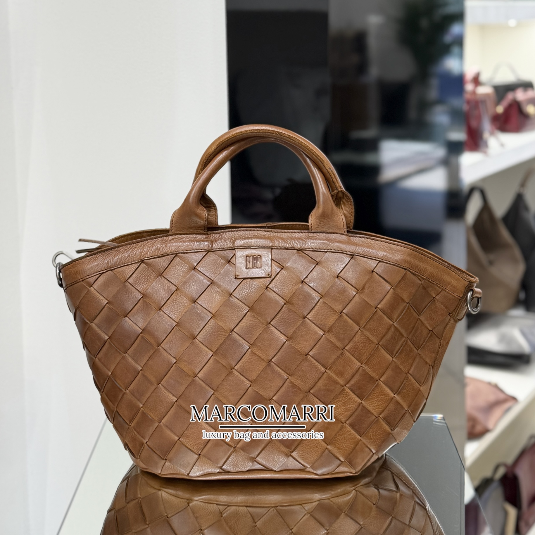 Biba borsa a mano intreccio Marco Marri Ponte San Giovanni Perugia