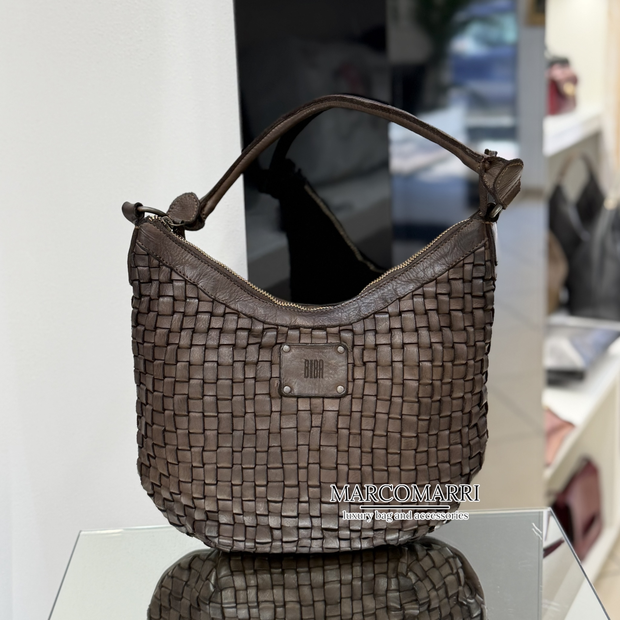 Biba hobo bag intrecciata Boutique Marco Marri Ponte San Giovanni Perugia (9)