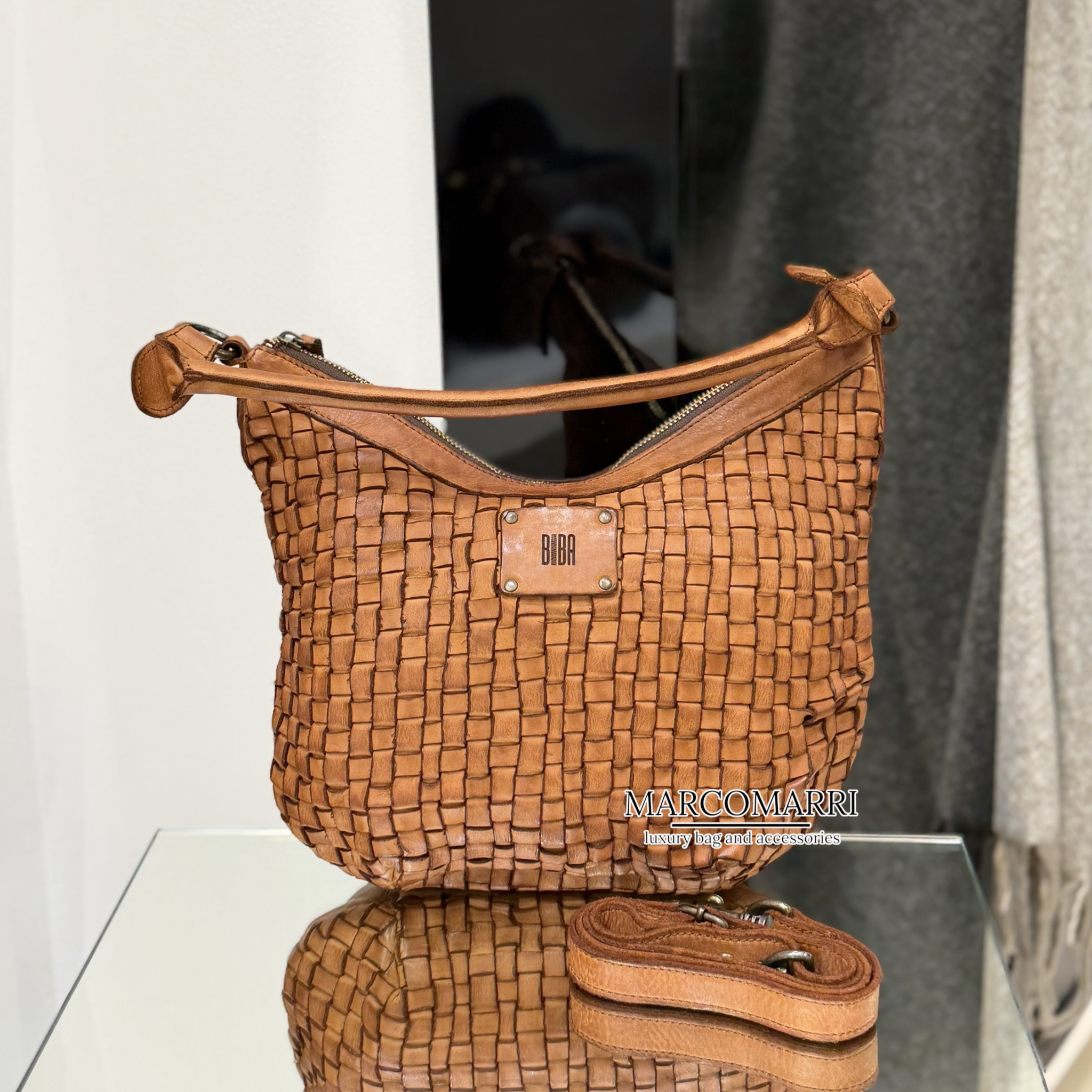 Biba Hobo Bag Kansas cuoio - immagine 3