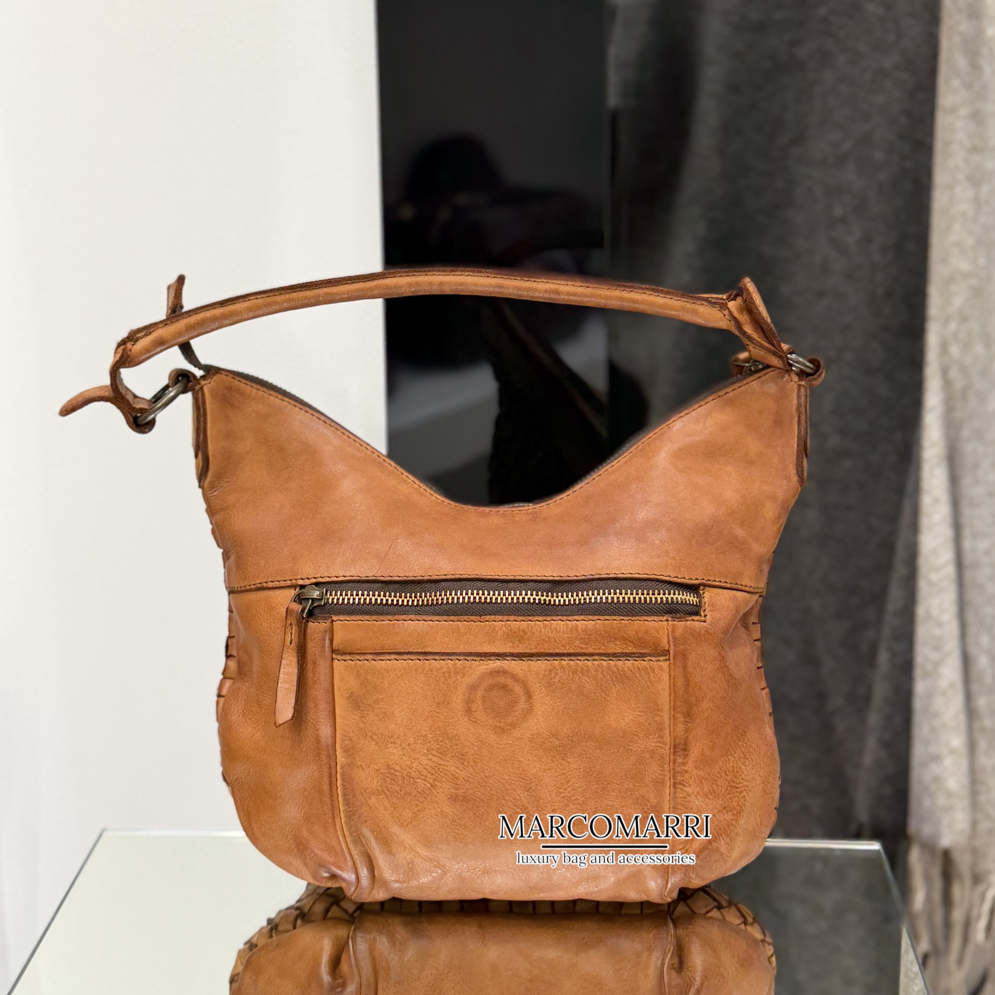 Biba Hobo Bag Kansas cuoio - immagine 4