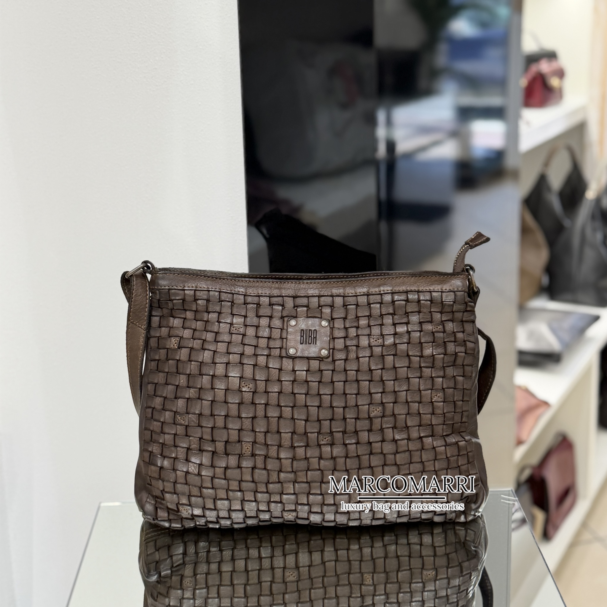 Biba tracolla media intrecciata Boutique Marco Marri Ponte San Giovanni Perugia (2)