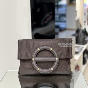 Borbonese Vis-A-Vis Pochette a tracolla chocolate