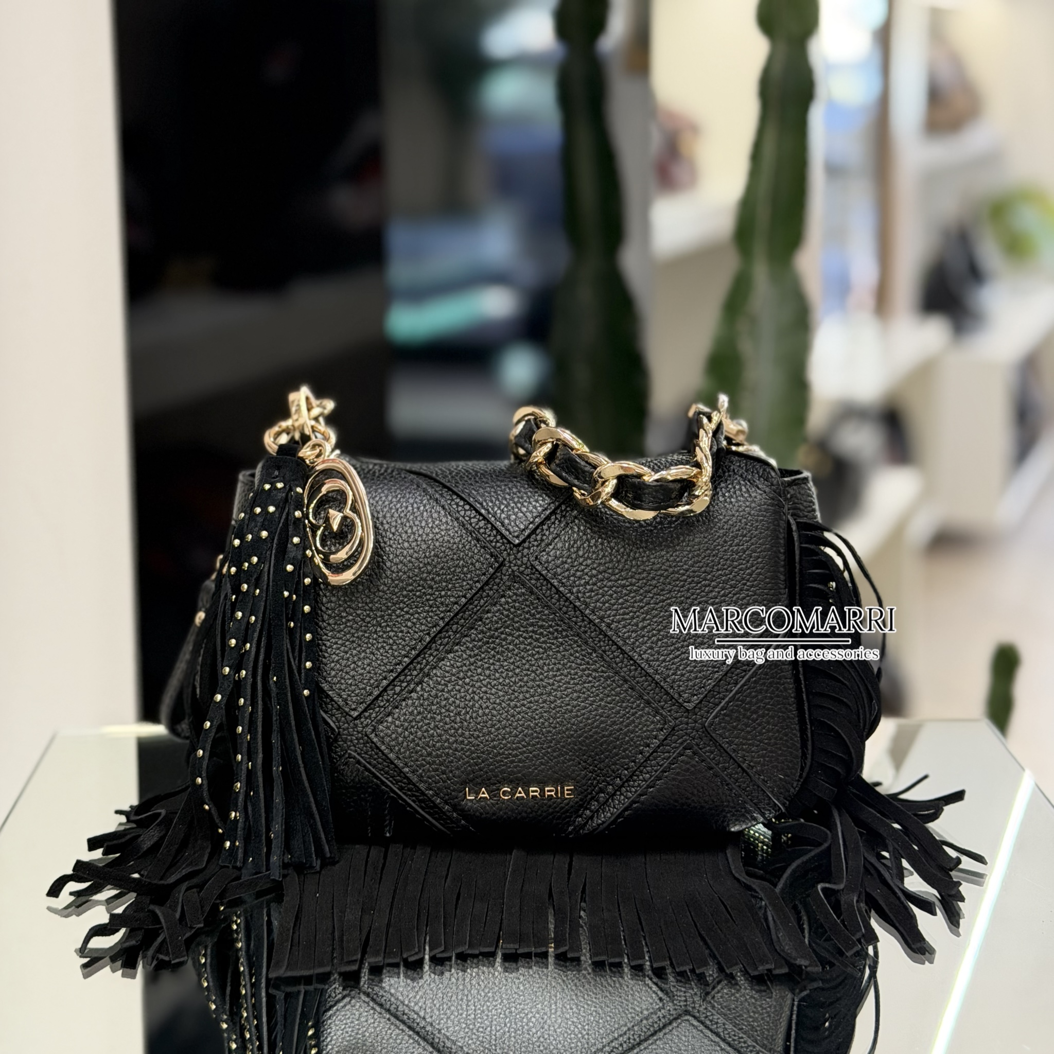 La Carrie Borsa a spalla Isabel Small Black