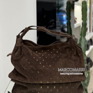 La Carrie Shopping Metropolis in suede brown