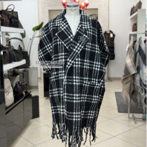 Liujo Gilet Lungo Check Nero