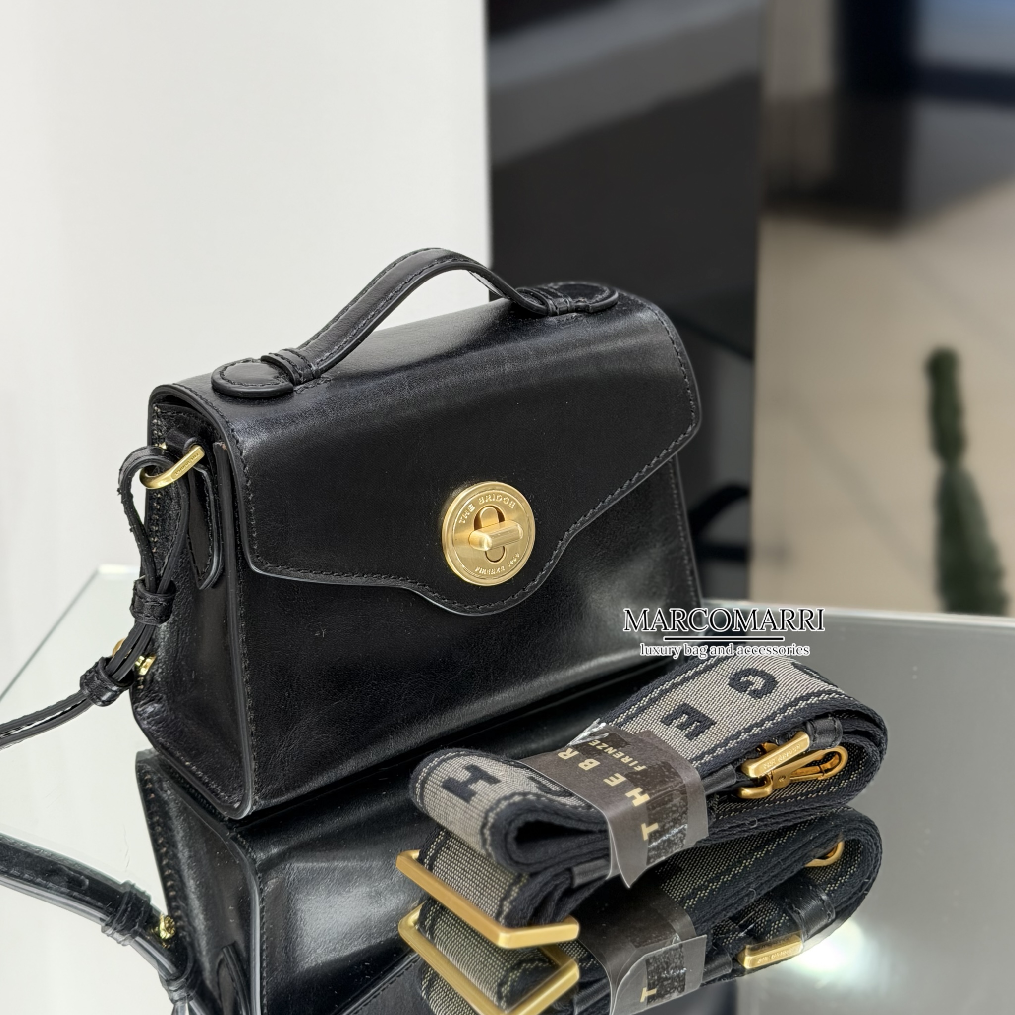 The bridge Tracolla/Hand Bag Small Irene black - immagine 2