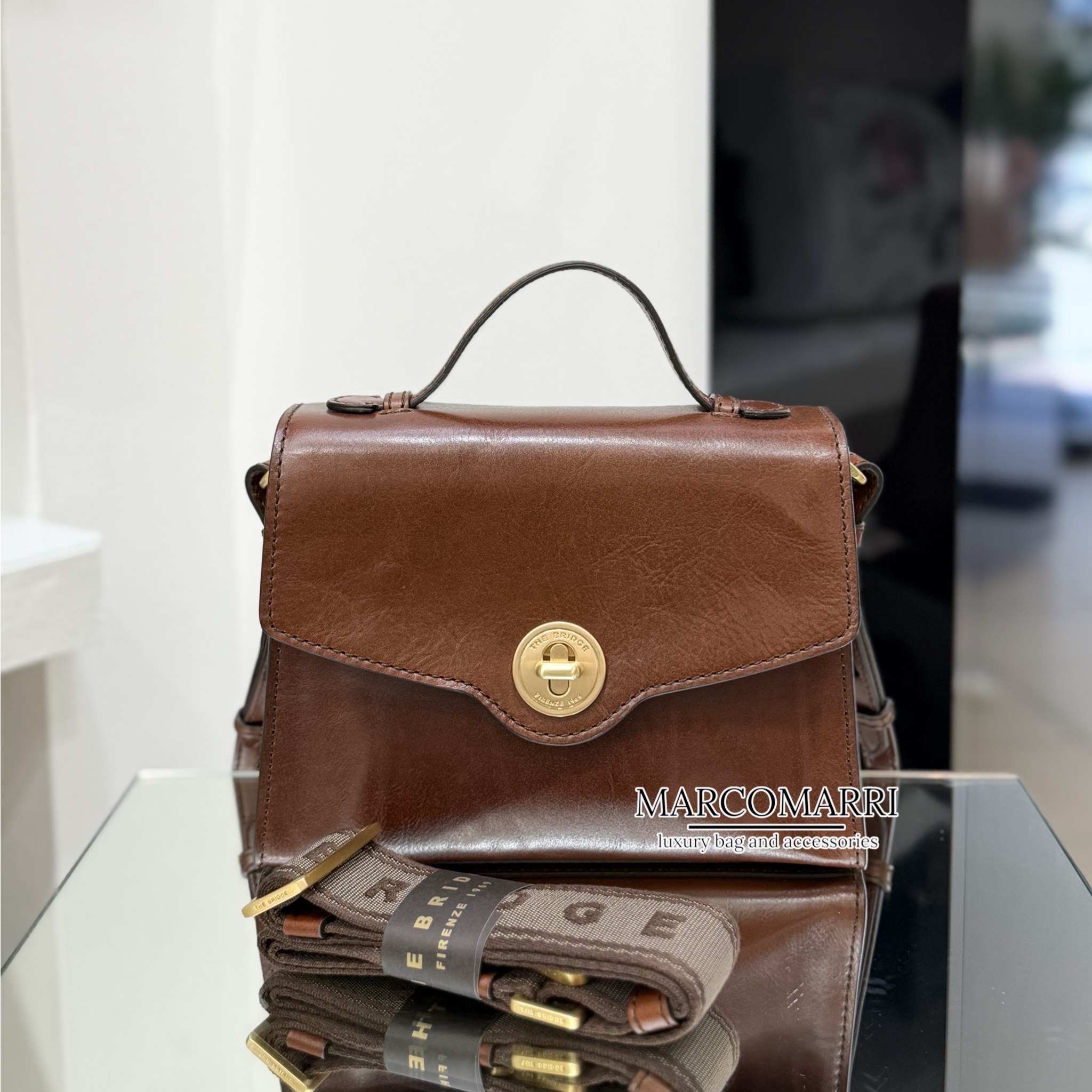 The bridge Tracolla/Hand Bag Irene Cuoio - immagine 3
