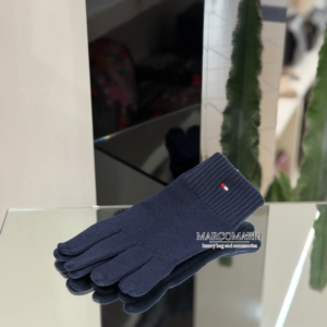 Tommy Hilfiger guanti con bandierina blu