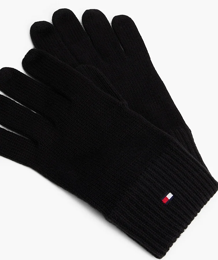 Tommy Hilfiger guanti con bandierina black - immagine 2